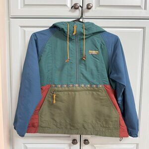 L.L. Bean Mountain Classic Anorak Jacket | Multicolor | Woman’s Small Reg